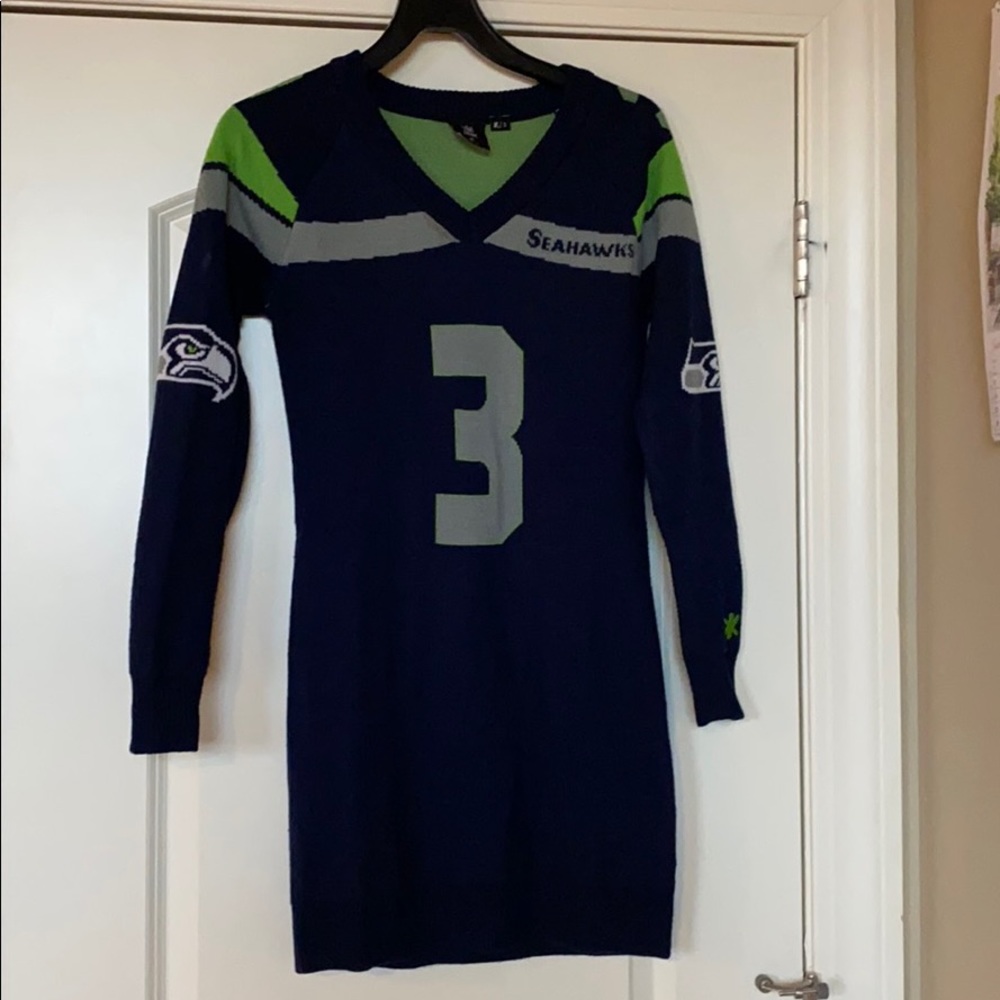 Seahawks Seattle sweater dress Sz S
